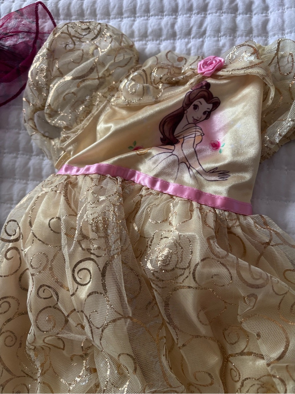 Set of Disney Princess Pajama Dresses Size 3T - Picture 6 of 7